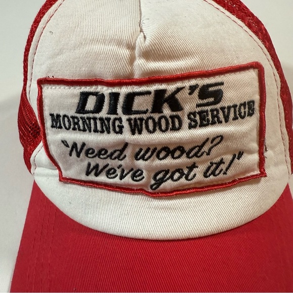 Dick's Red and White Men's Trucker Hat - Picture 2 of 7